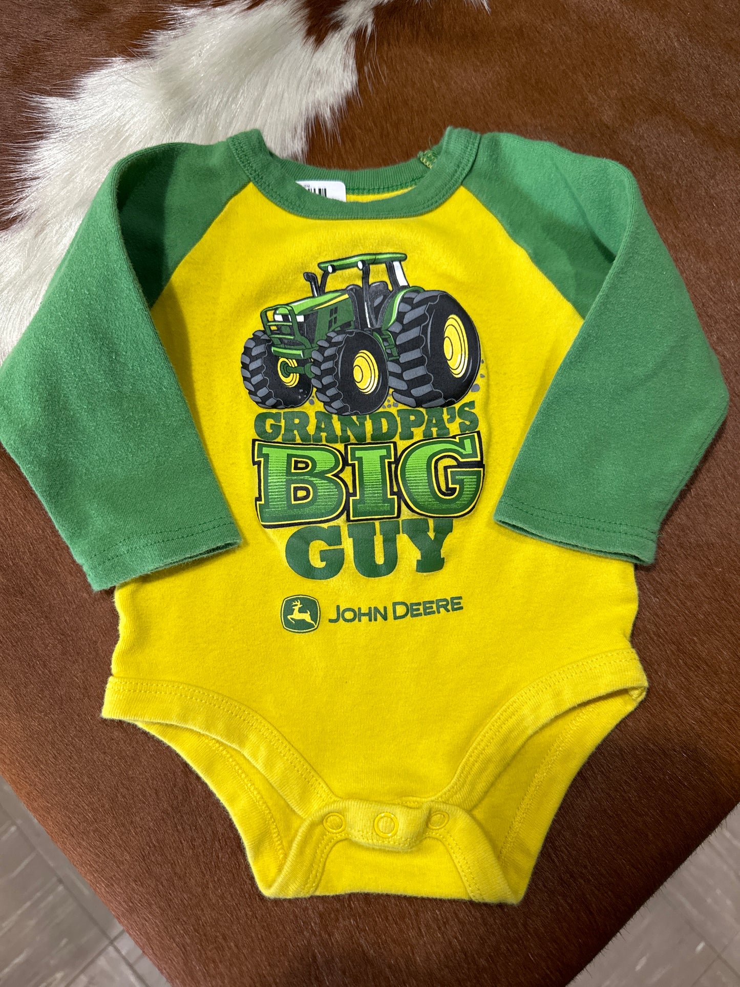 #021525 John Deere Onesie Size 3/6M