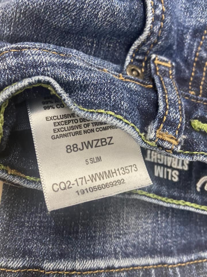 #010325 Wrangler Retro Jeans Size 5 Slim
