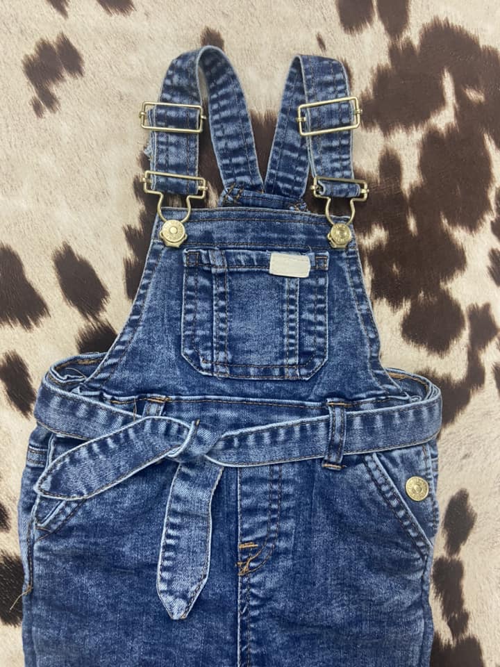 #010325 7 For All ManKind Overalls Size 18M