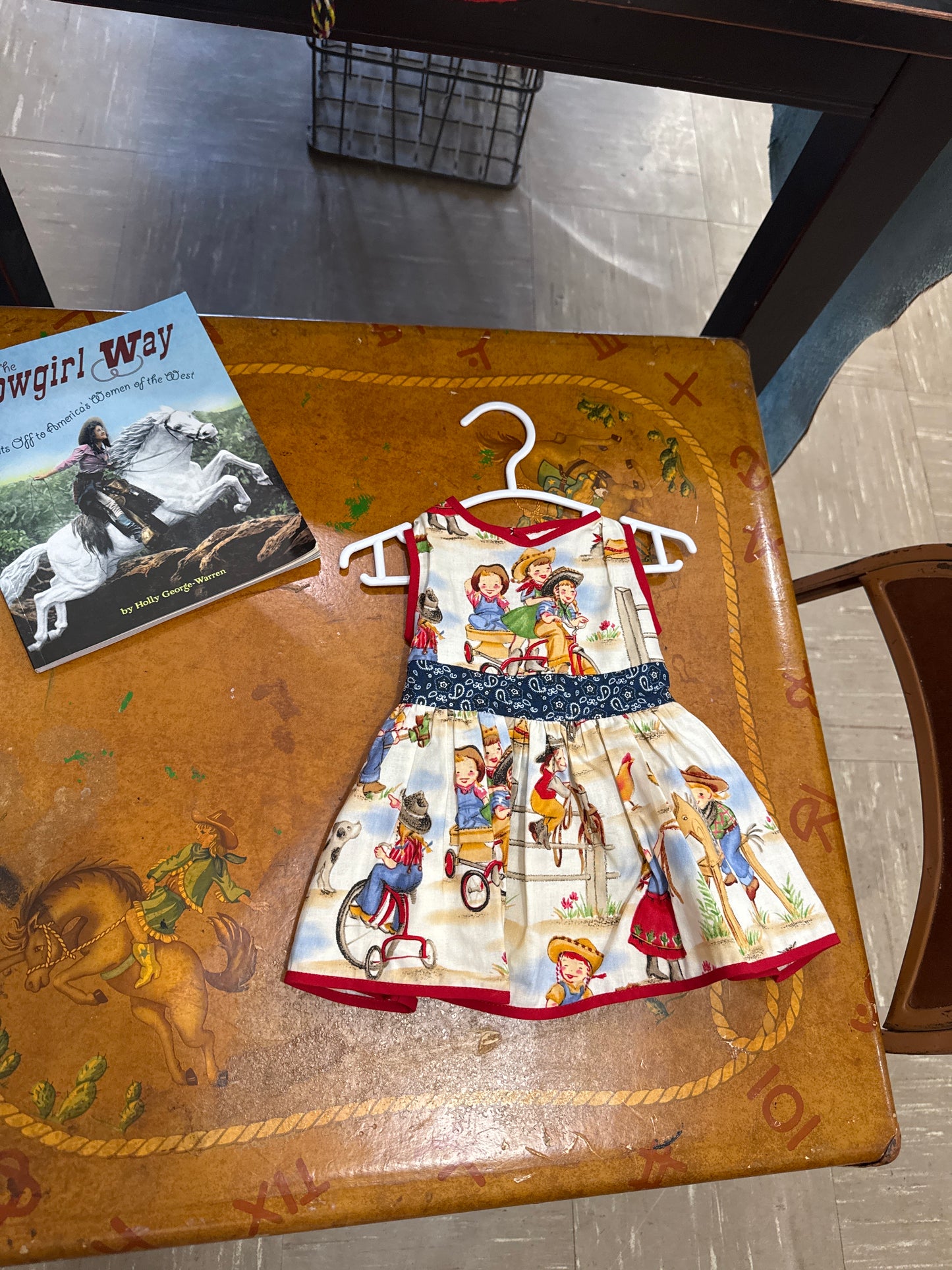 #032925 Infant Western Dress Size 0/3 M