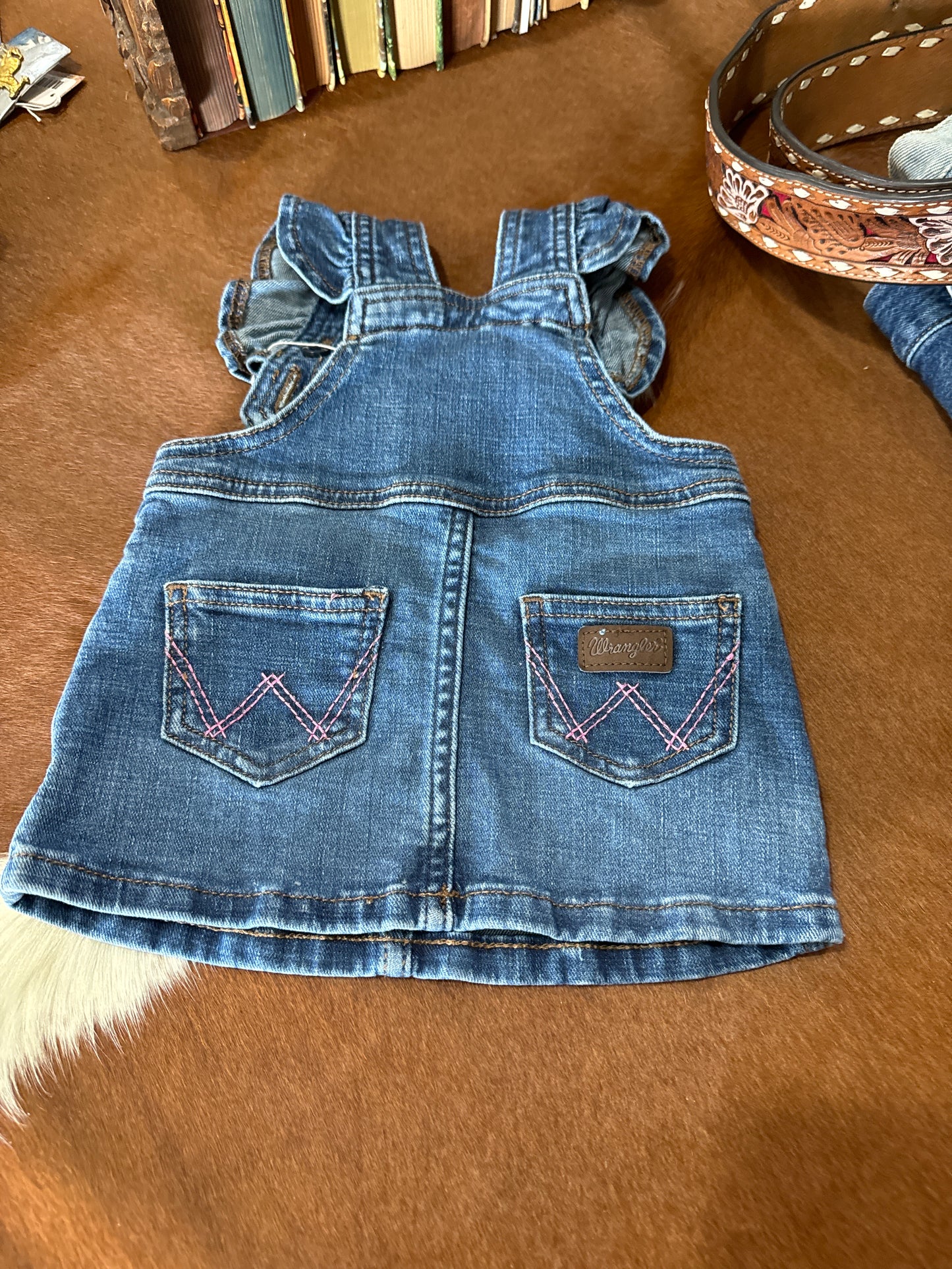 #020625 Wrangler Denim Dress Size 3/6M