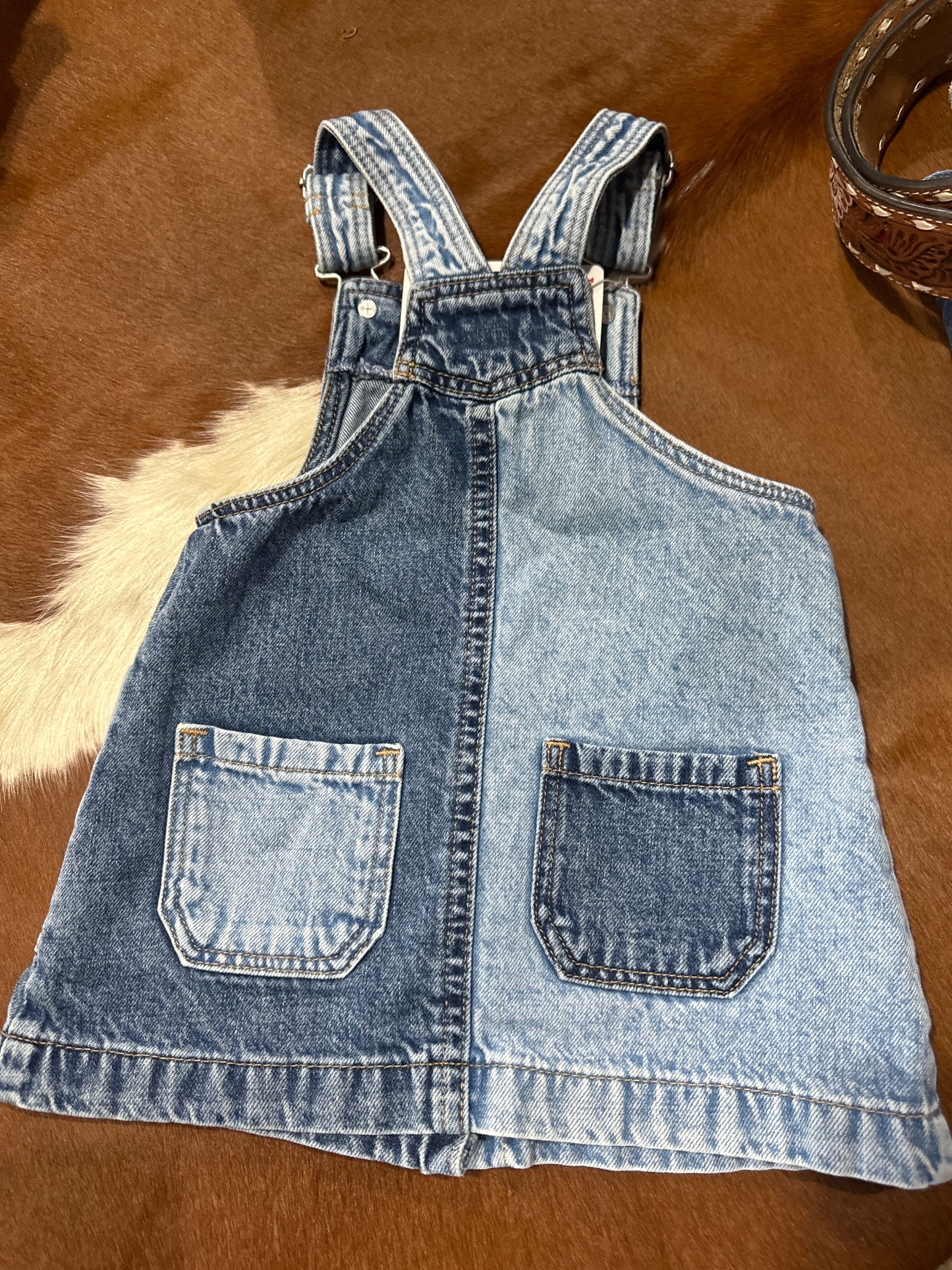 #020725 Baby Gap Denim Dress Size 2T