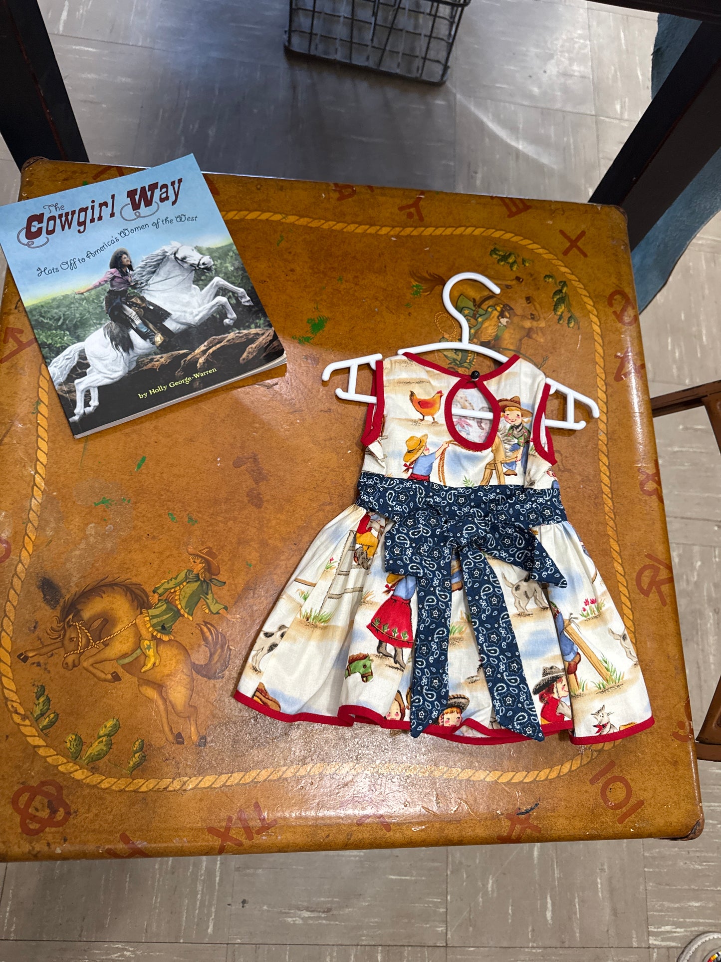 #032925 Infant Western Dress Size 0/3 M
