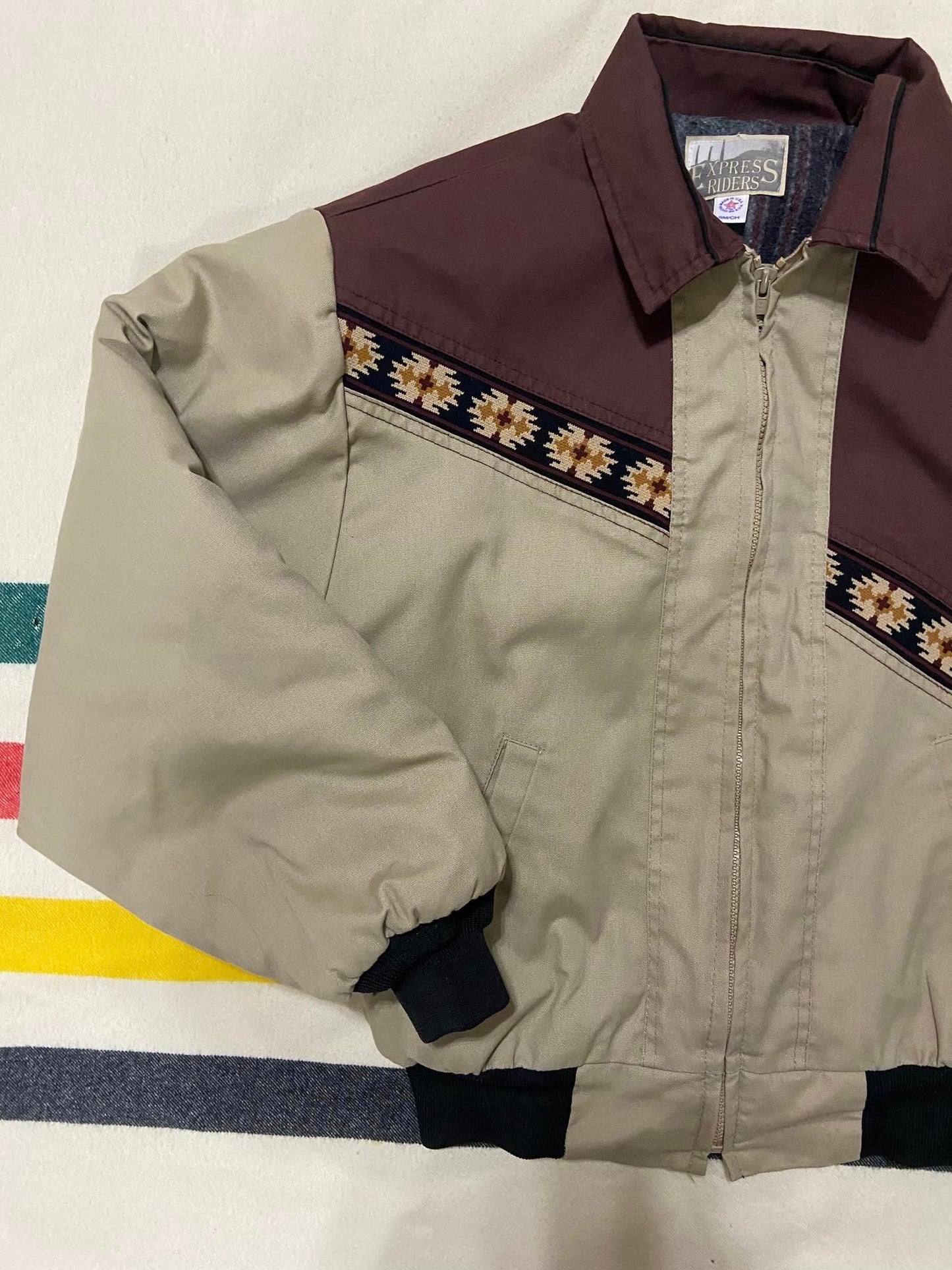 Express Riders 1990s Western Jacket Size Small