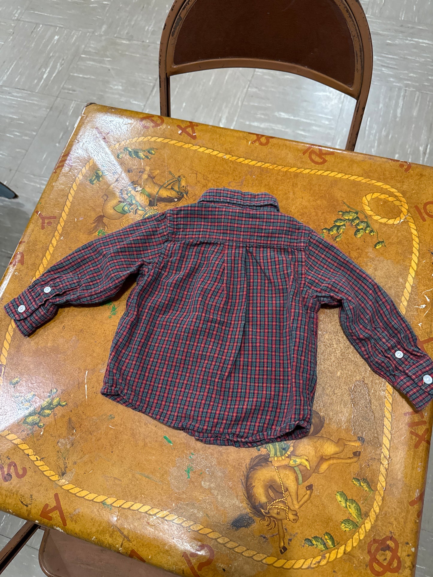 $040425 Wrangler Shirt Size 18M