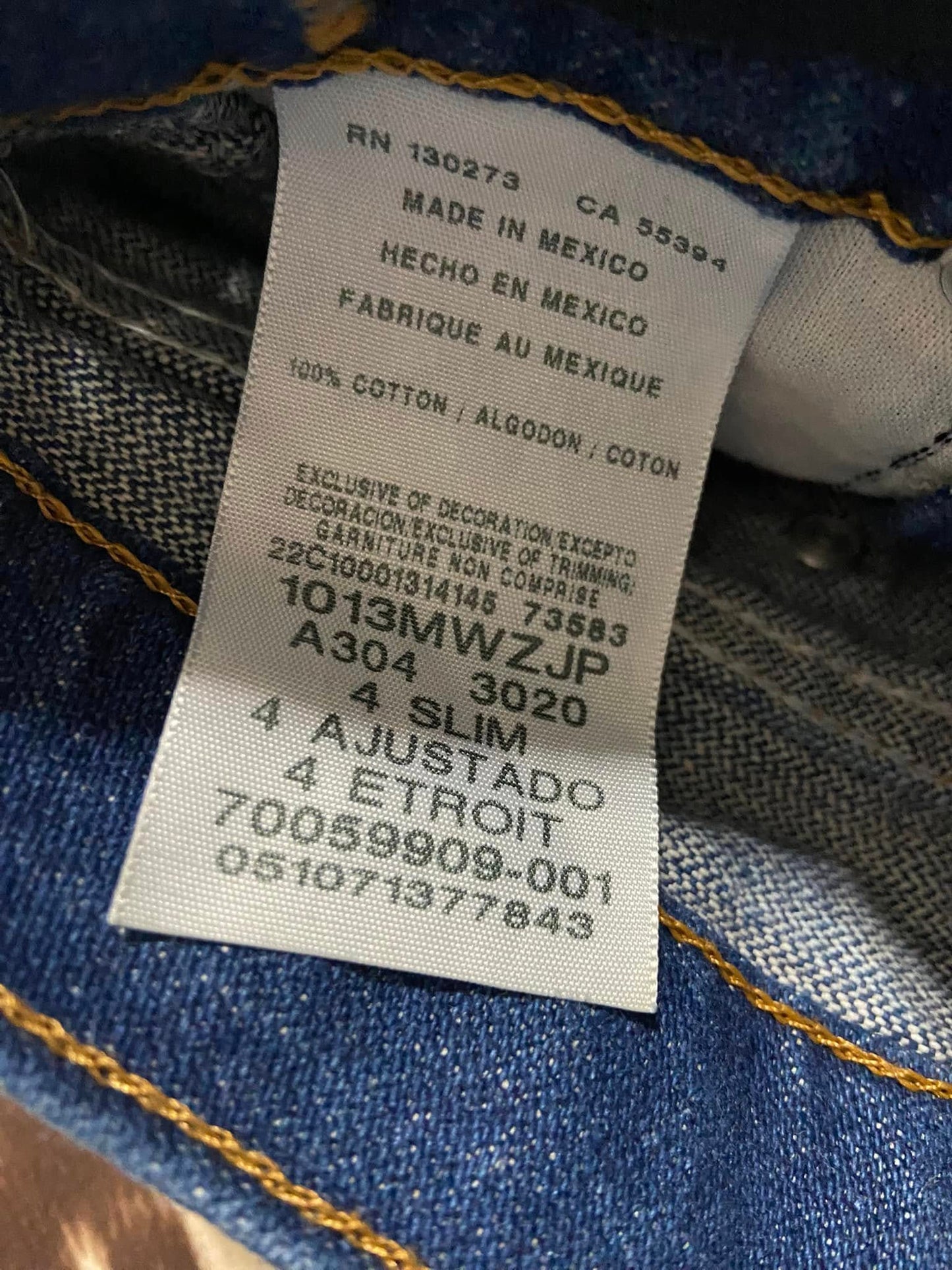 #010225 Wrangler Boys Jeans Size 4T