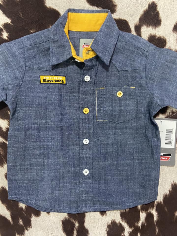 #010225 Dickies Shirt Size 6/9 M