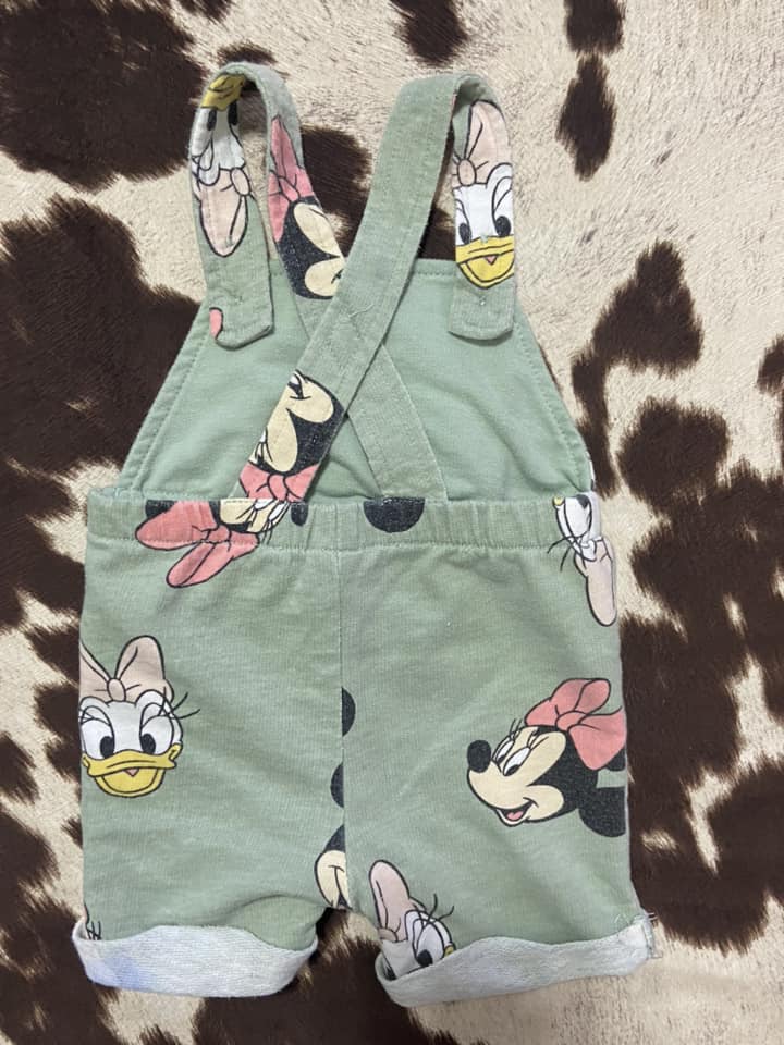 #010225 Disney Baby Shortall Size 0/3 M