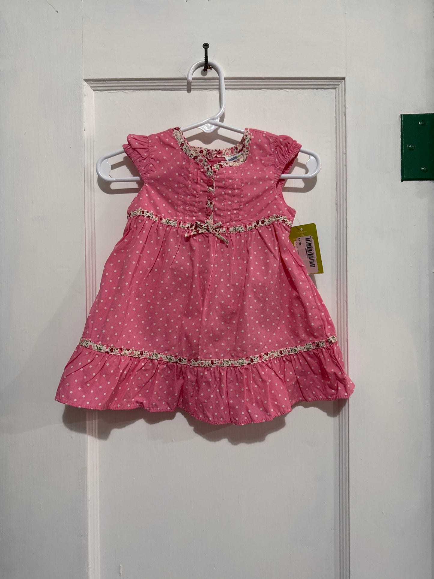 #040425 OshKosh Pink Dress Size 6M