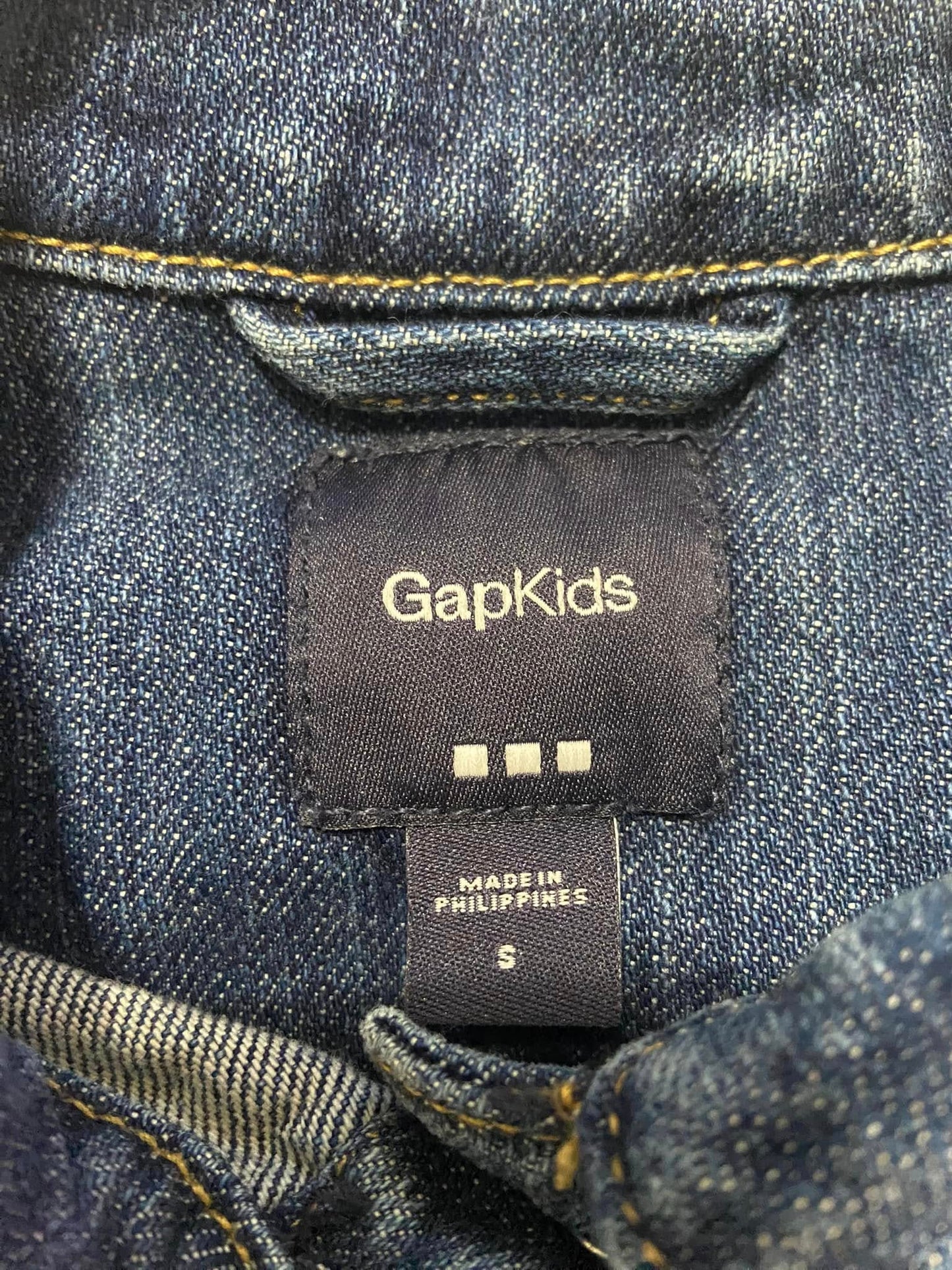 #010225 Girls Gap Jean Jacket - Pink Details Size S