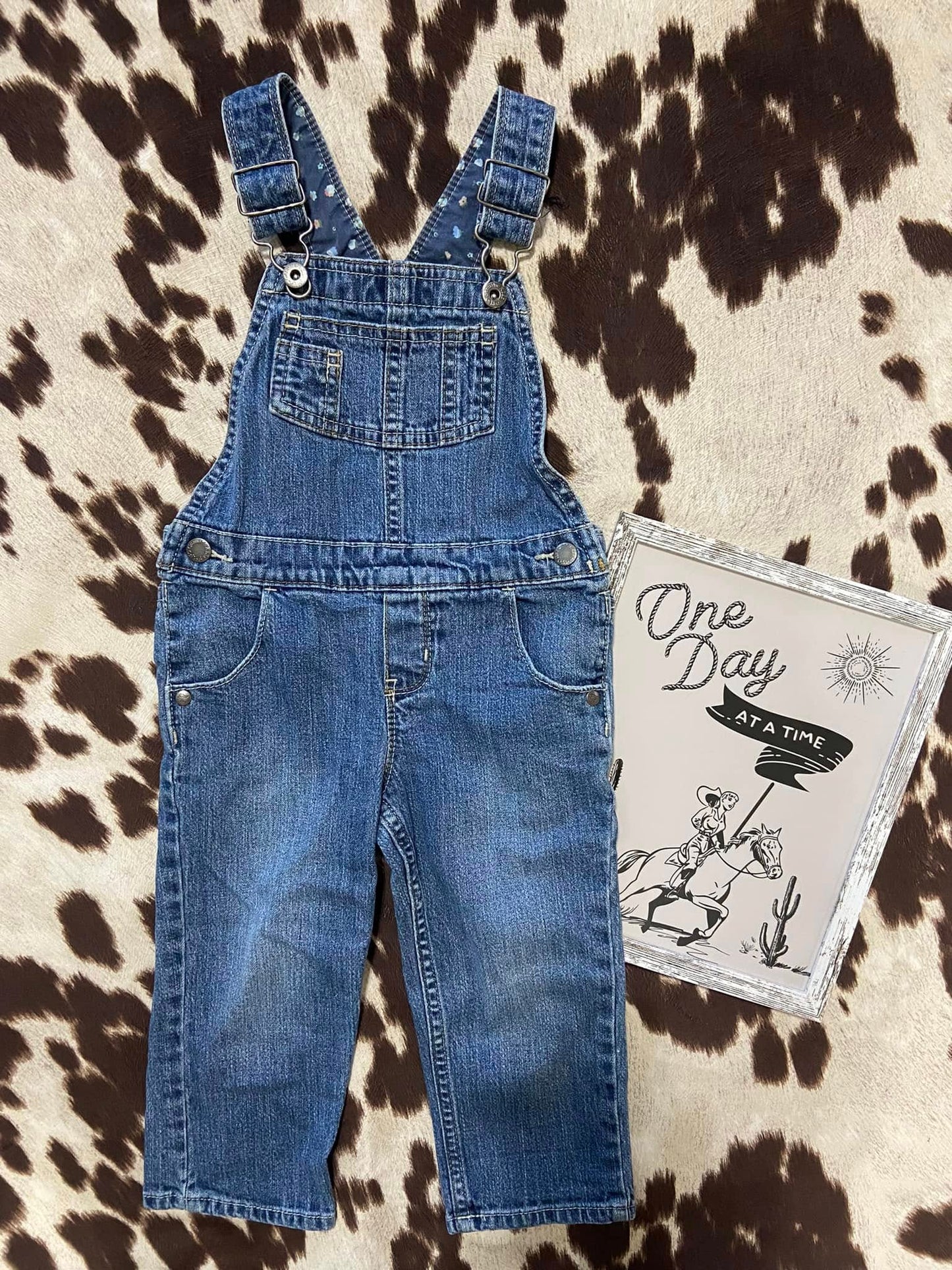 #010225 Genuine Kids By OshKosh Overalls Size 2T
