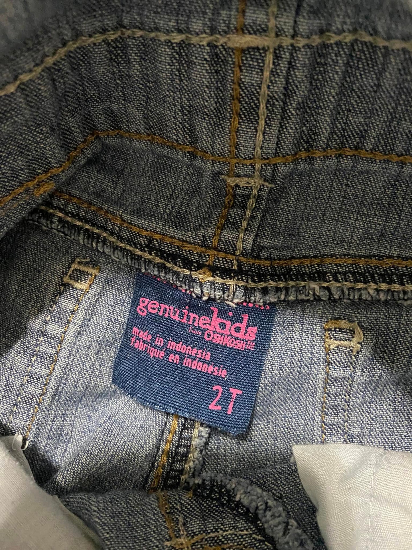 #010225 Genuine Kids By OshKosh Overalls Size 2T