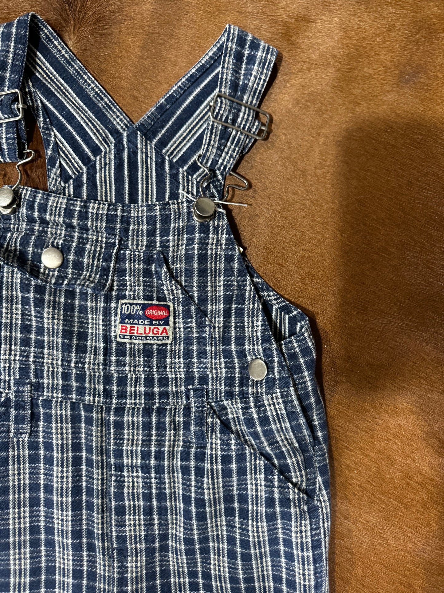 #071524 LW Beluga Shorts Overalls Size 24m
