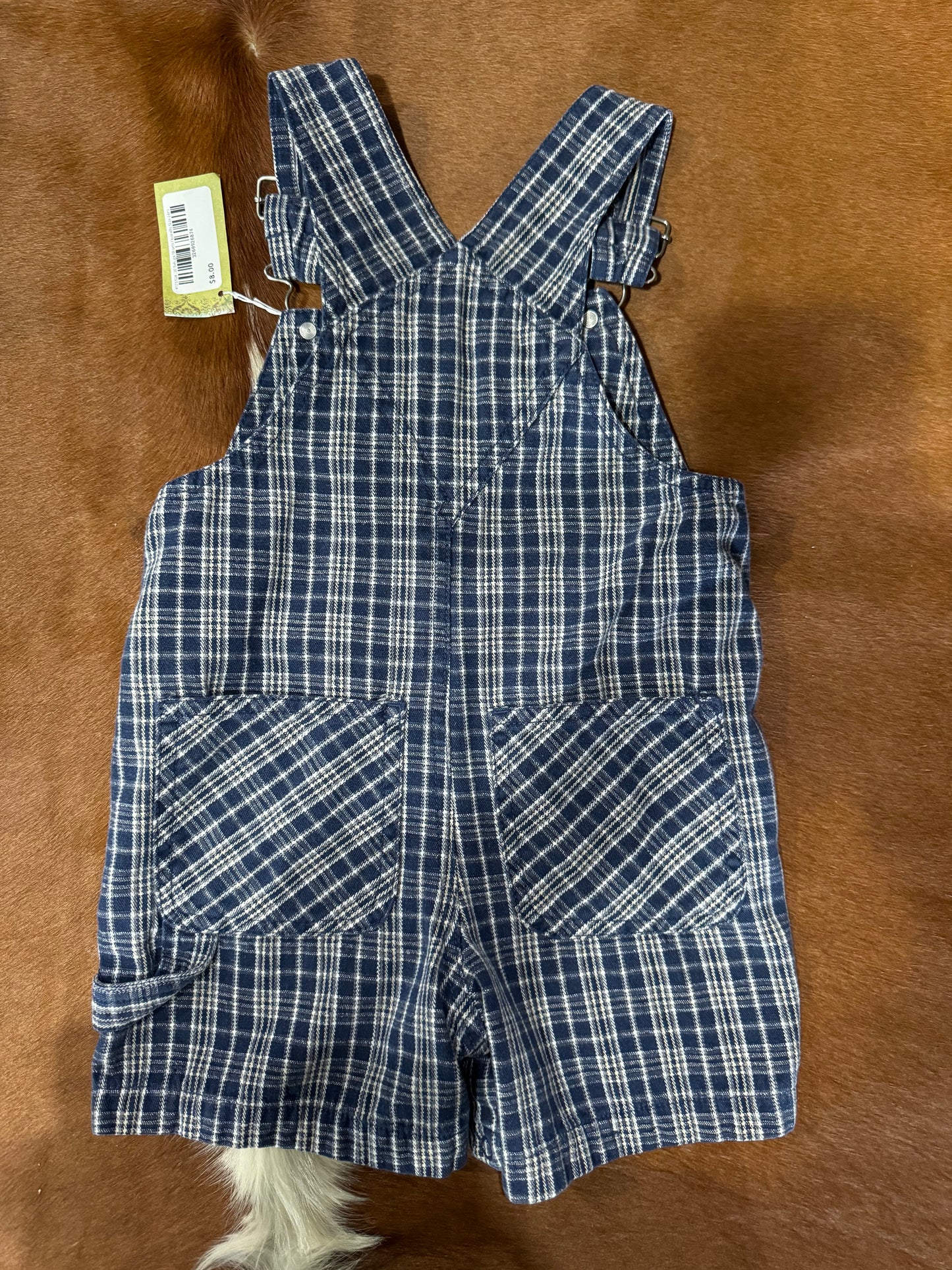 #071524 LW Beluga Shorts Overalls Size 24m