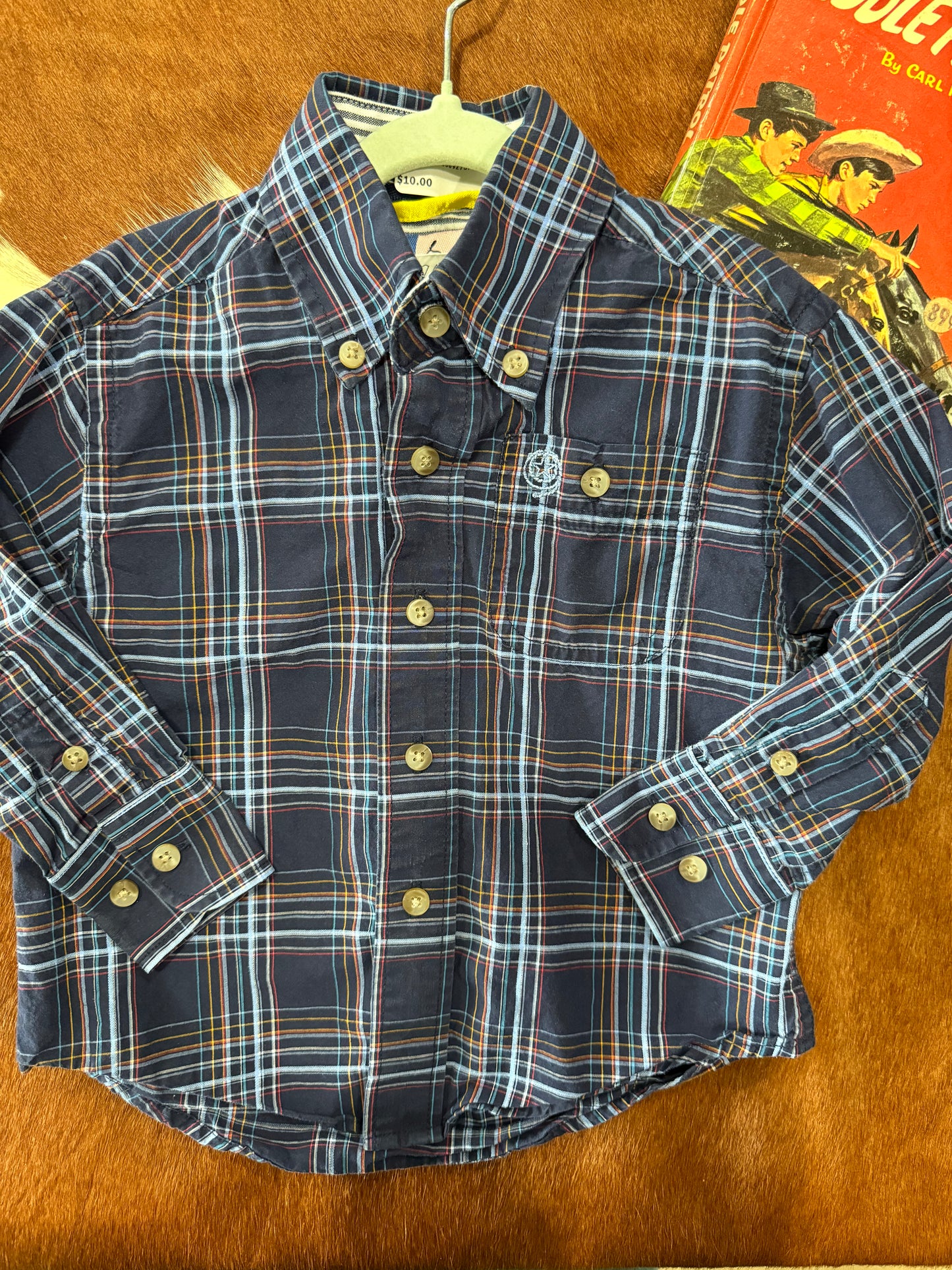 #121624 LW Kids George Strait Shirt Size 2T