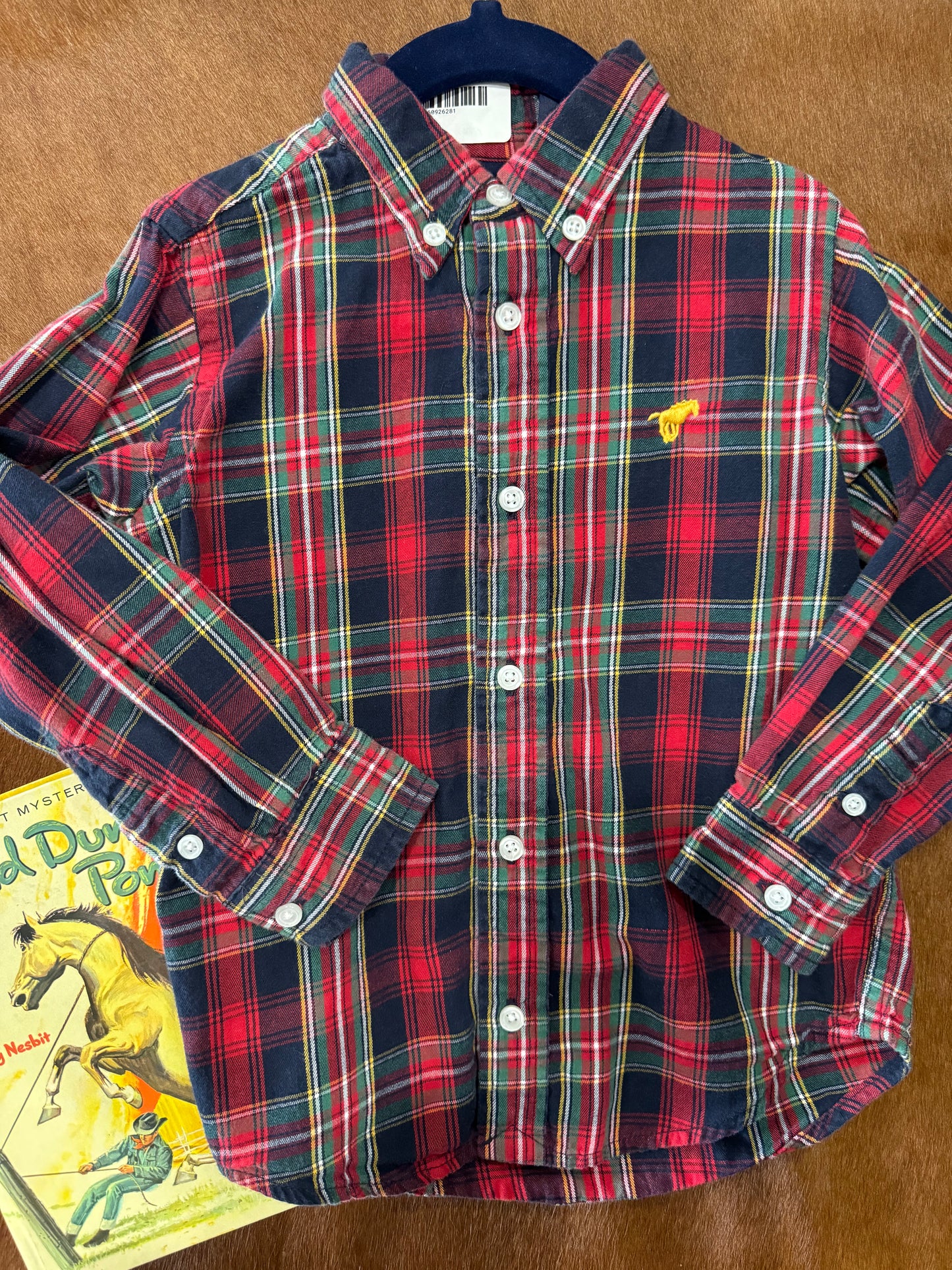 #032424 Boys Wrangler Shirt (5T)