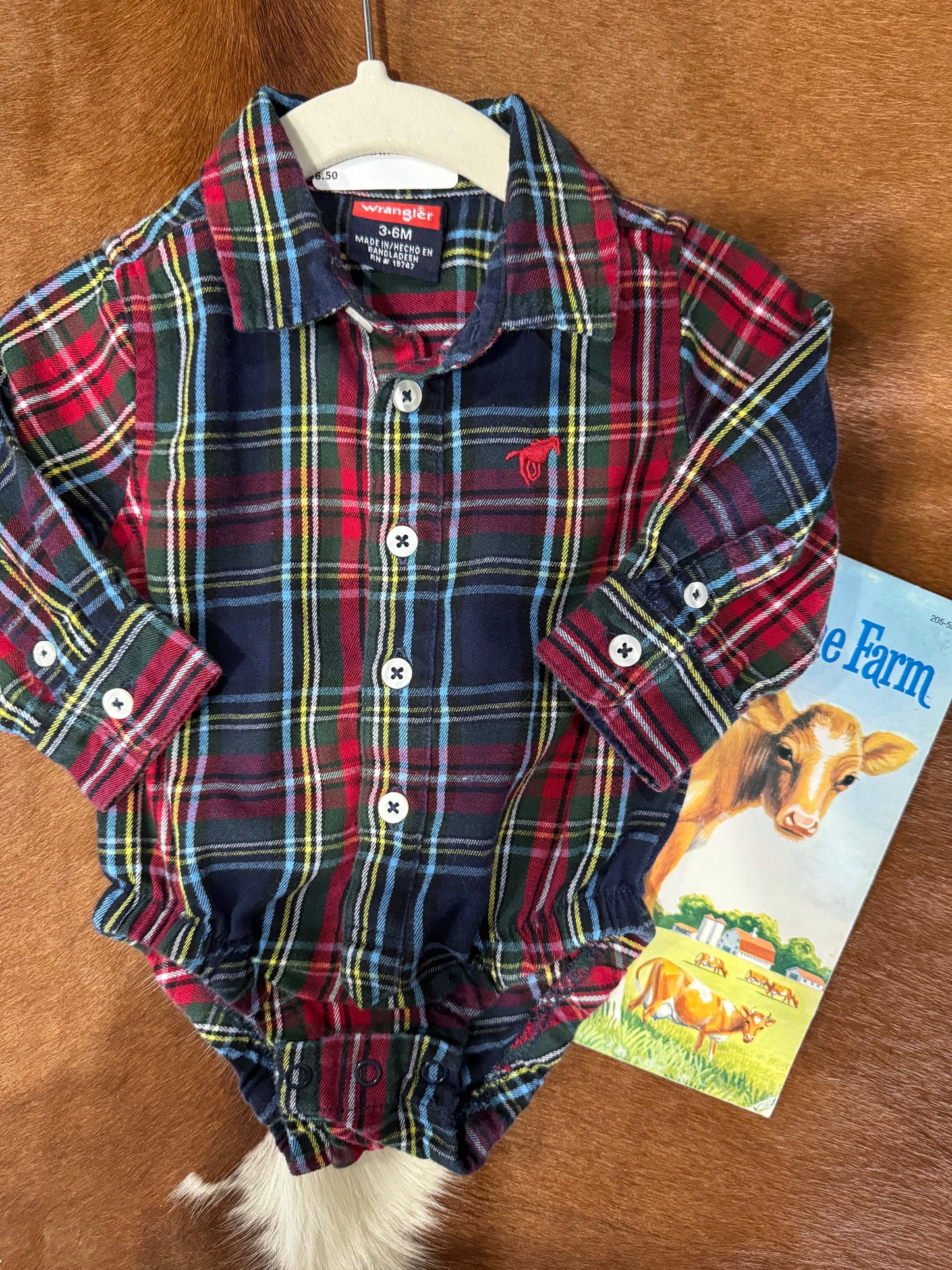 #112024 LW Wrangler Onesie Size 3/6 M