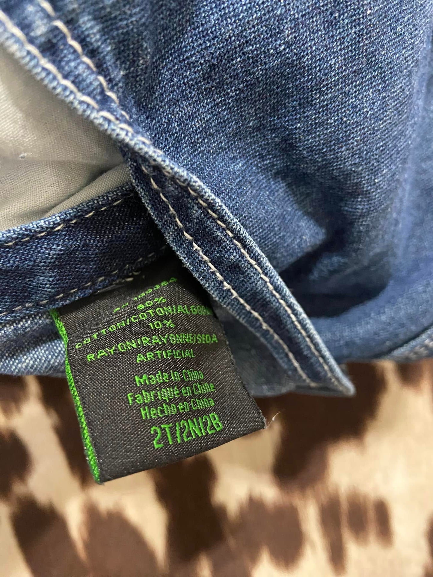 #010225 John Deere Boys Shortalls. Size 2T