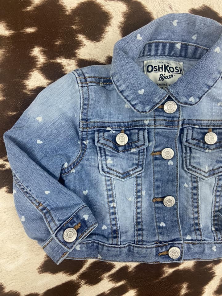 #010425 OshKosh B'Gosh Jacket With Hearts Size 12M