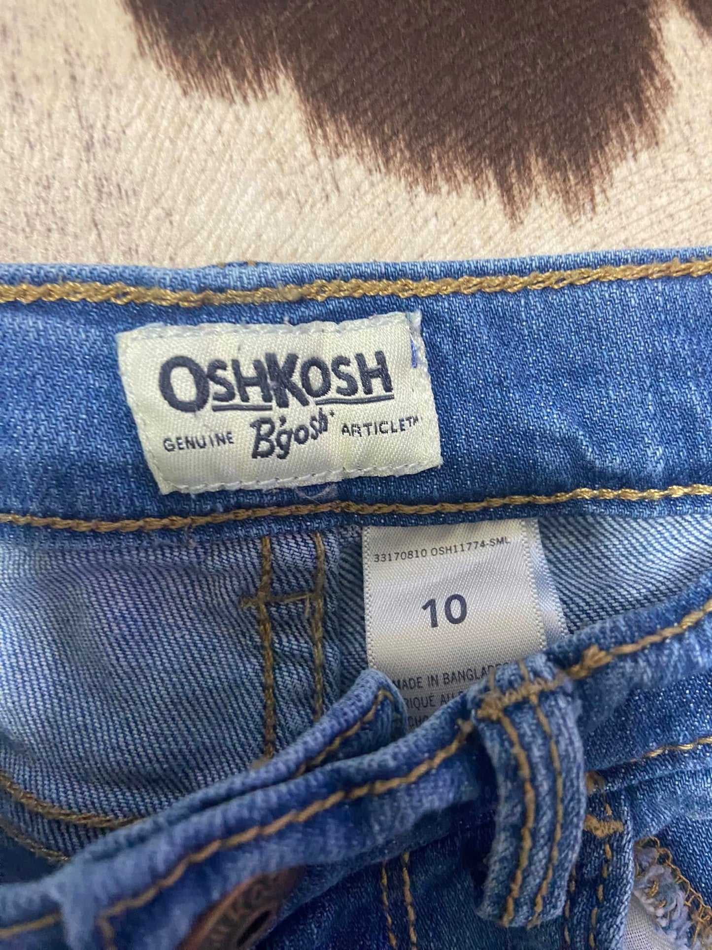 #010225 OshKosh Girls Jeans Size 10