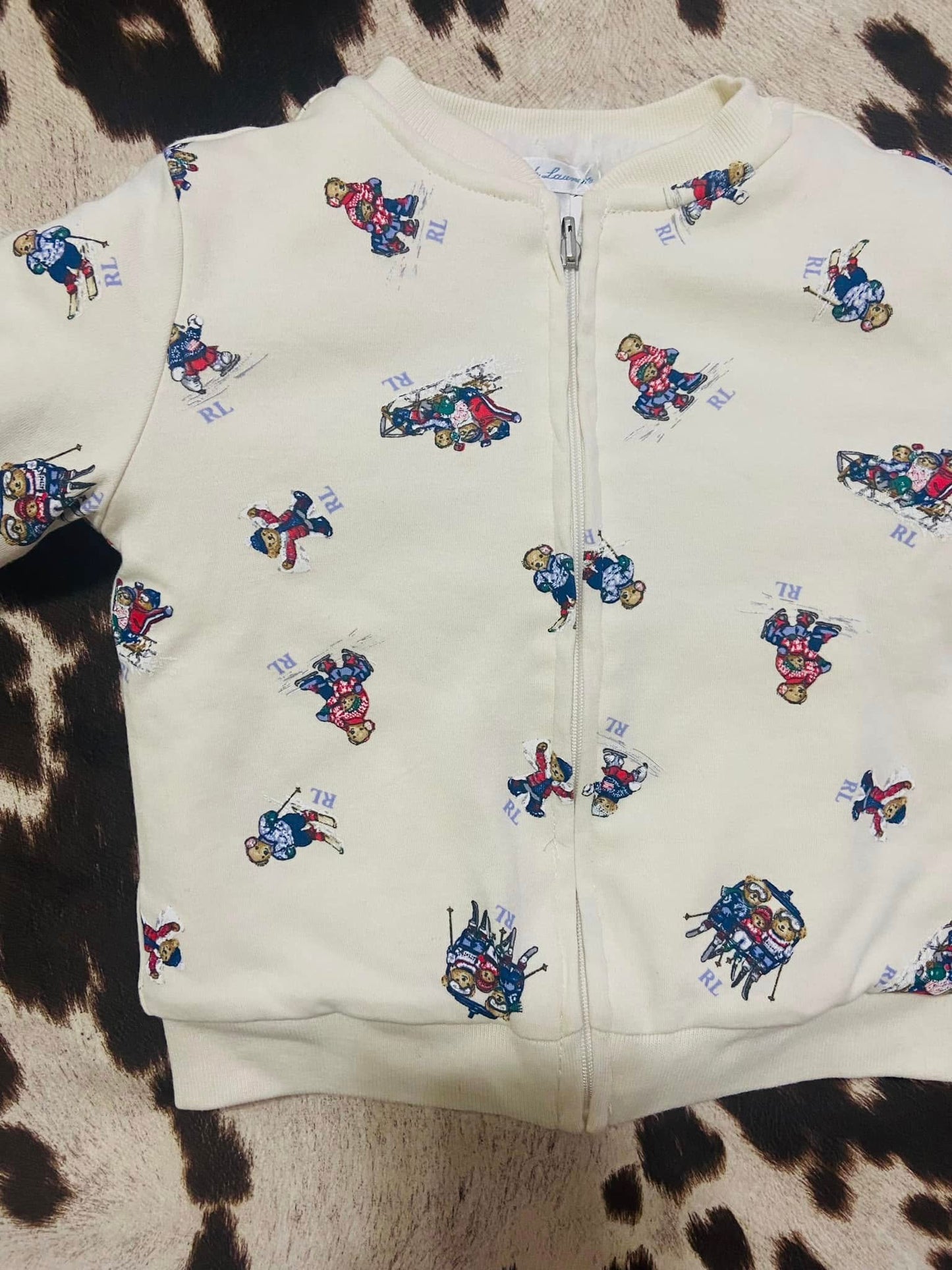 #010225 Ralph Lauren Toddler Ski Bear Jacket 12Mo.