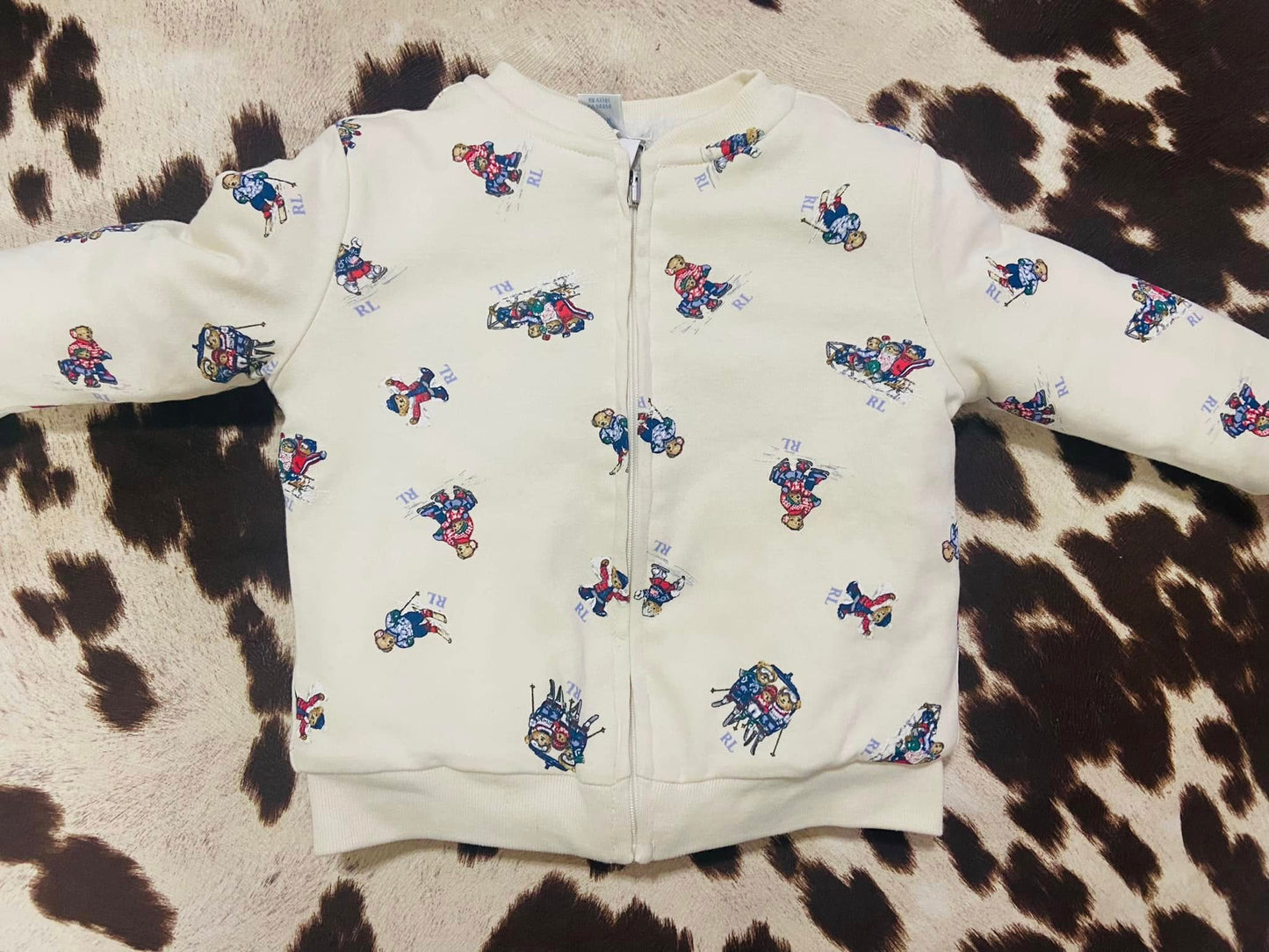 #010225 Ralph Lauren Toddler Ski Bear Jacket 12Mo.