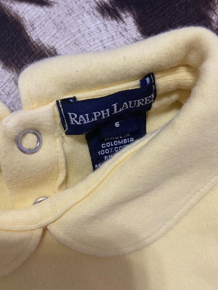 #010225 Ralph Lauren Girls Yellow Top Size 6