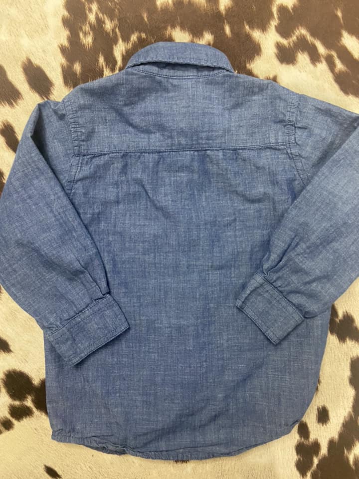 #010325 Wrangler Denim Shirt Size 5