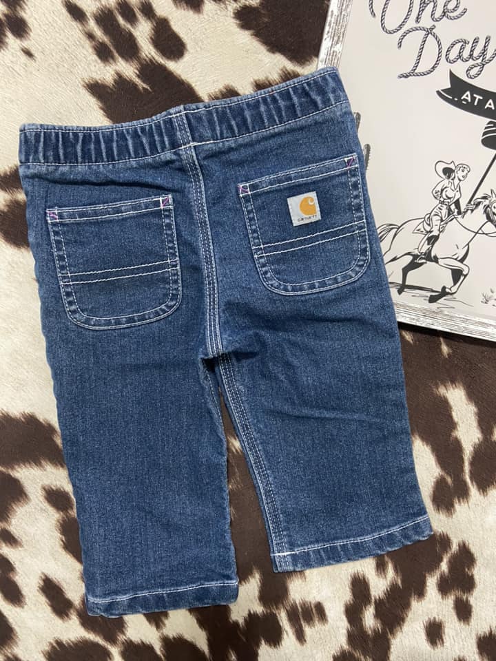 #010225 Carhartt Girls Jeans Size 6mo