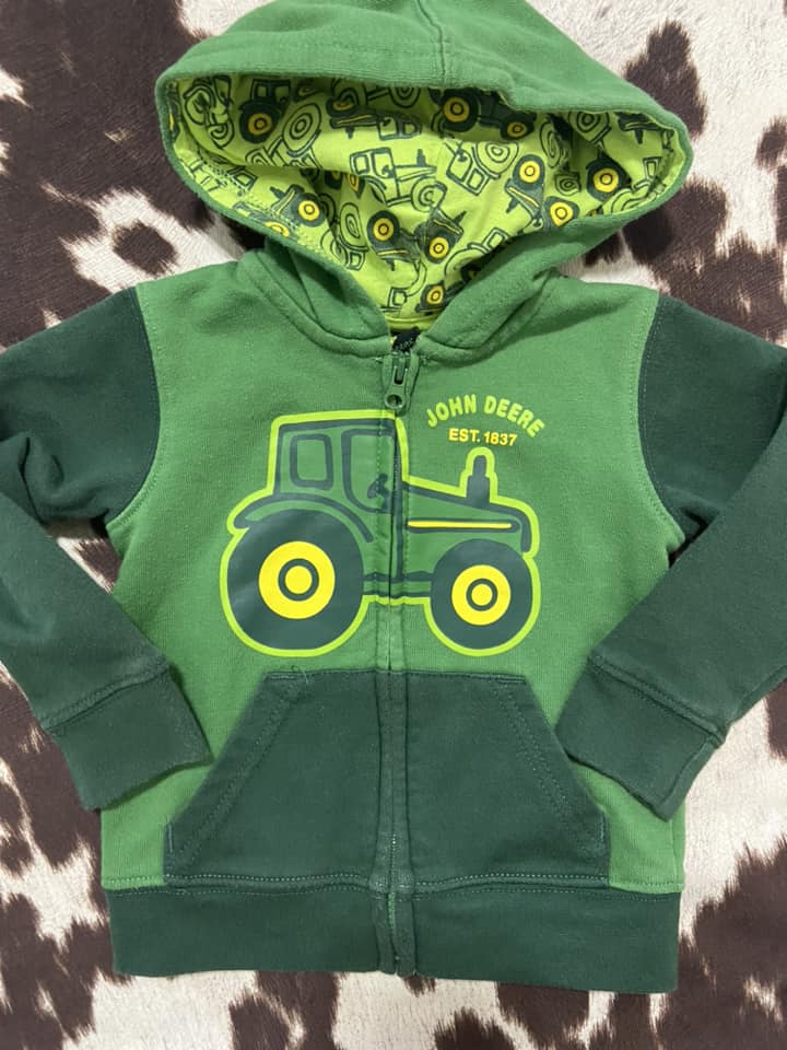 #010225 John Deere kids Jacket Size 6/9M