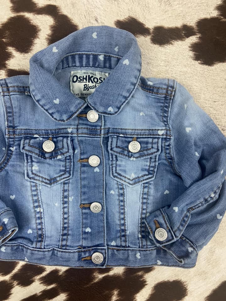 #010425 OshKosh B'Gosh Jacket With Hearts Size 12M