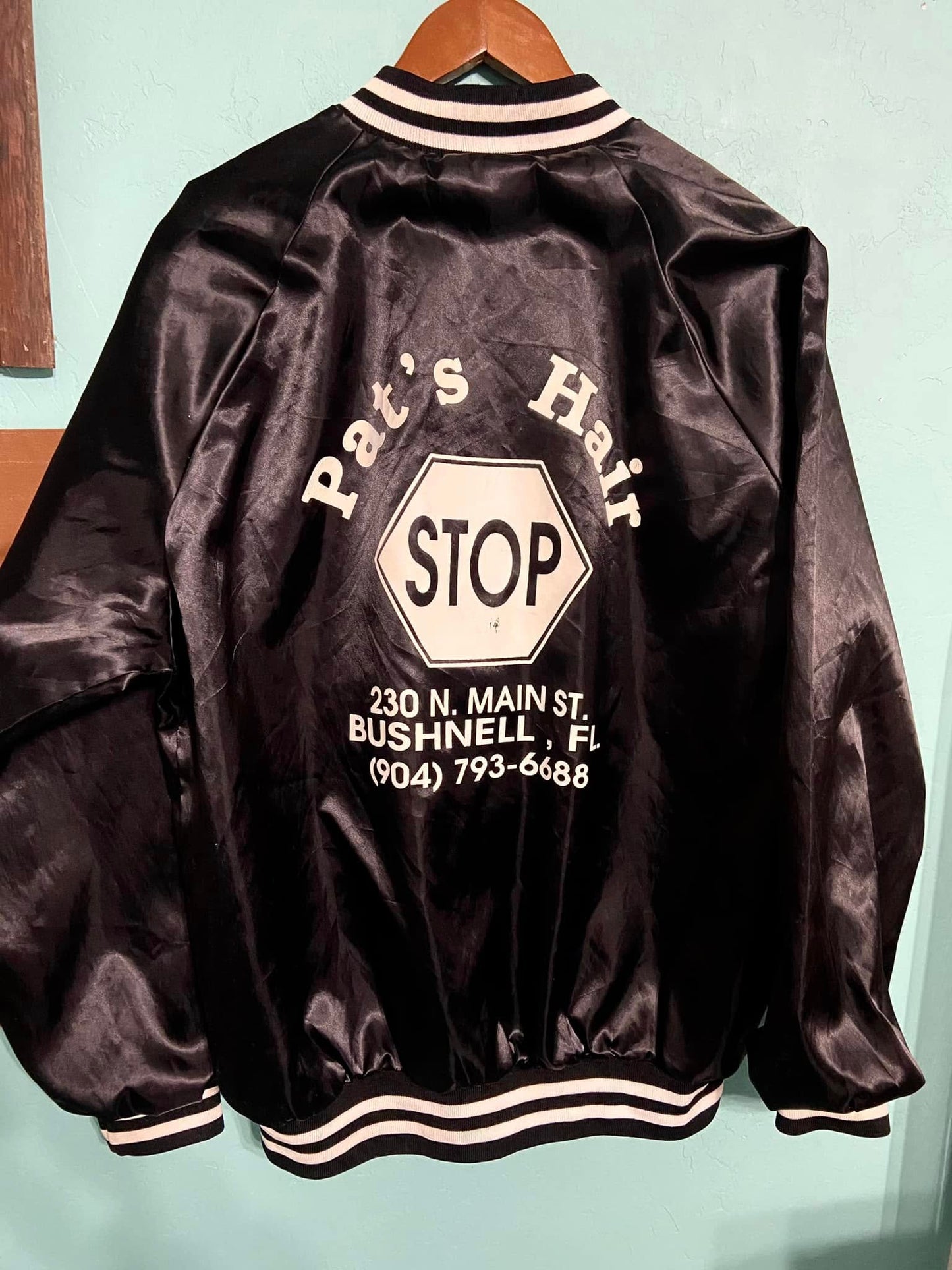 #010524 Vintage Pat's Hair Florida Advertising Jacket