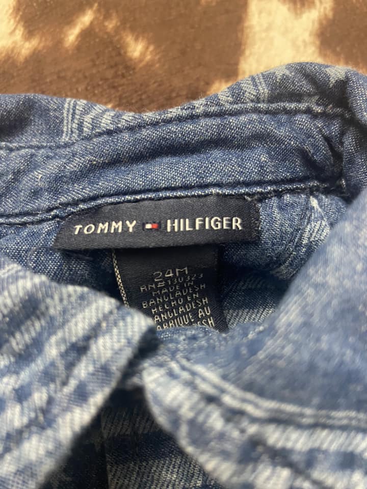 #010325 Tommy Hilfiger Shirt Size 24M