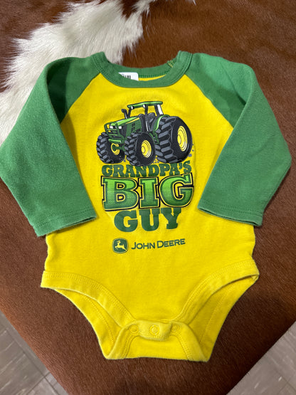 #021525 John Deere Onesie Size 3/6M