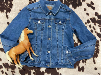 #010225 Levi's Jean Jacket Youth Size XL