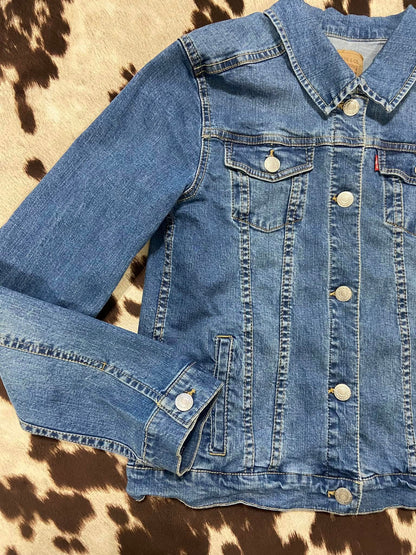 #010225 Levi's Jean Jacket Youth Size XL