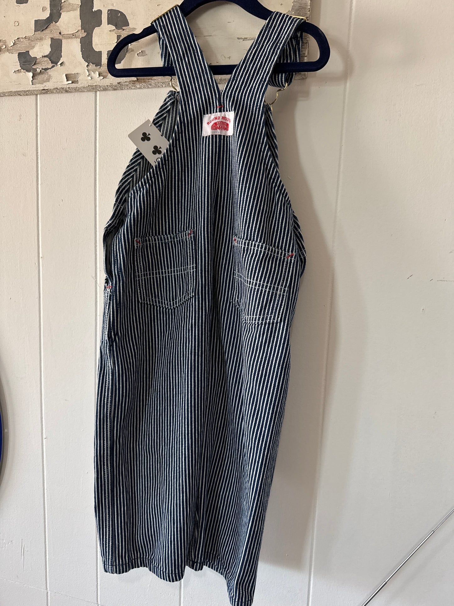 #041025 Round House Blue/White Striped Size 3T