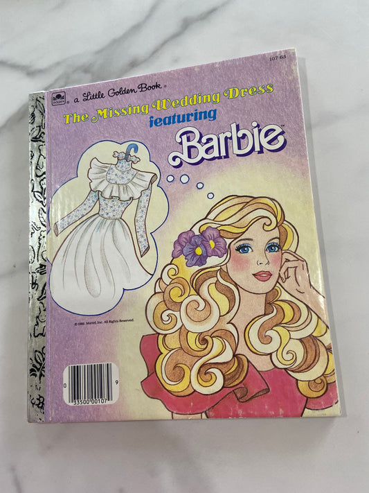 #908 LW Vintage Barbie Missing Wedding Dress Book