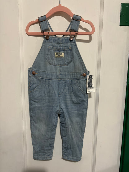 #020425 OshKosh Overalls Size 12M