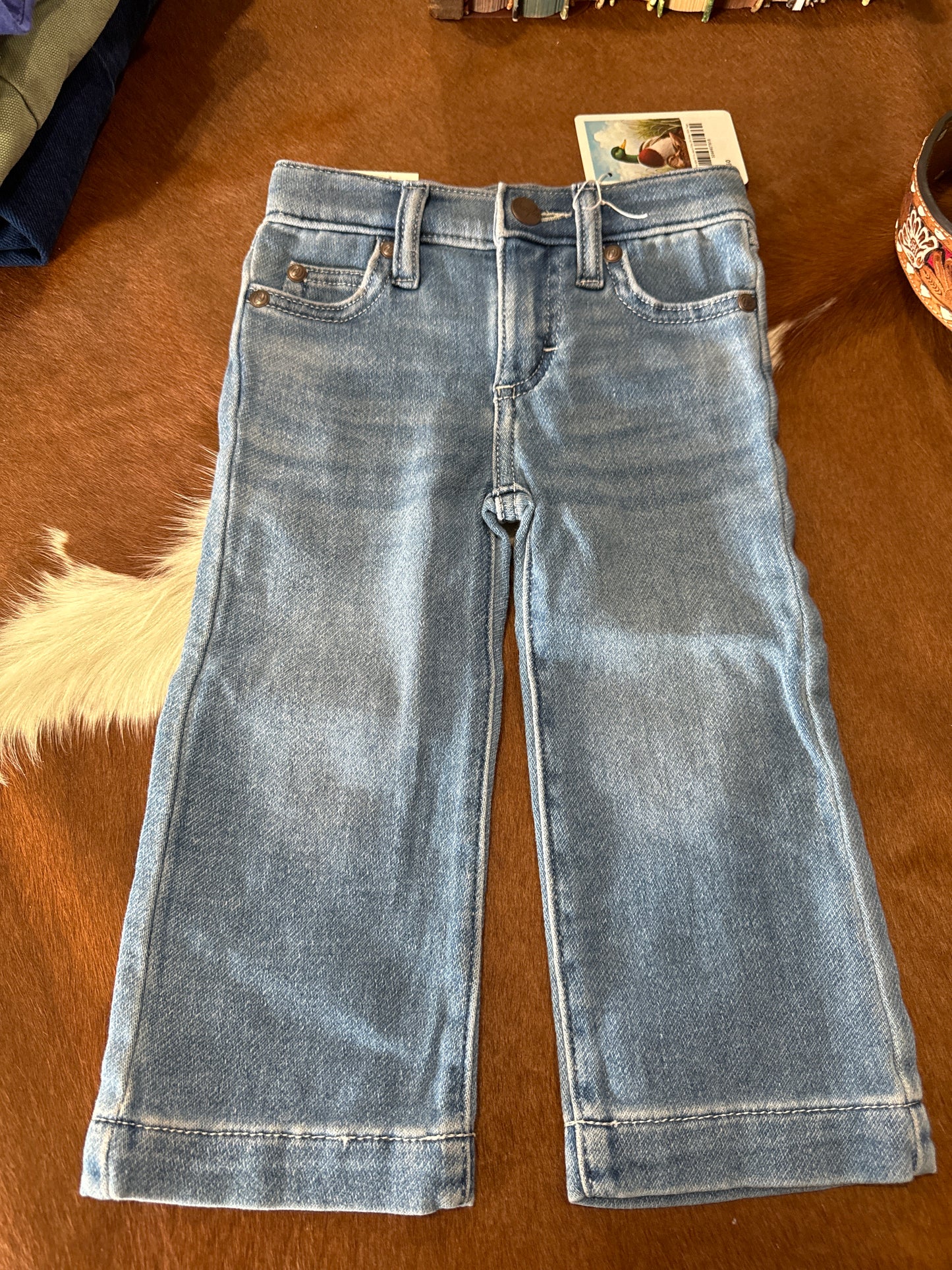 #020625 Wrangler Girls Jeans Size 24m New With Tags