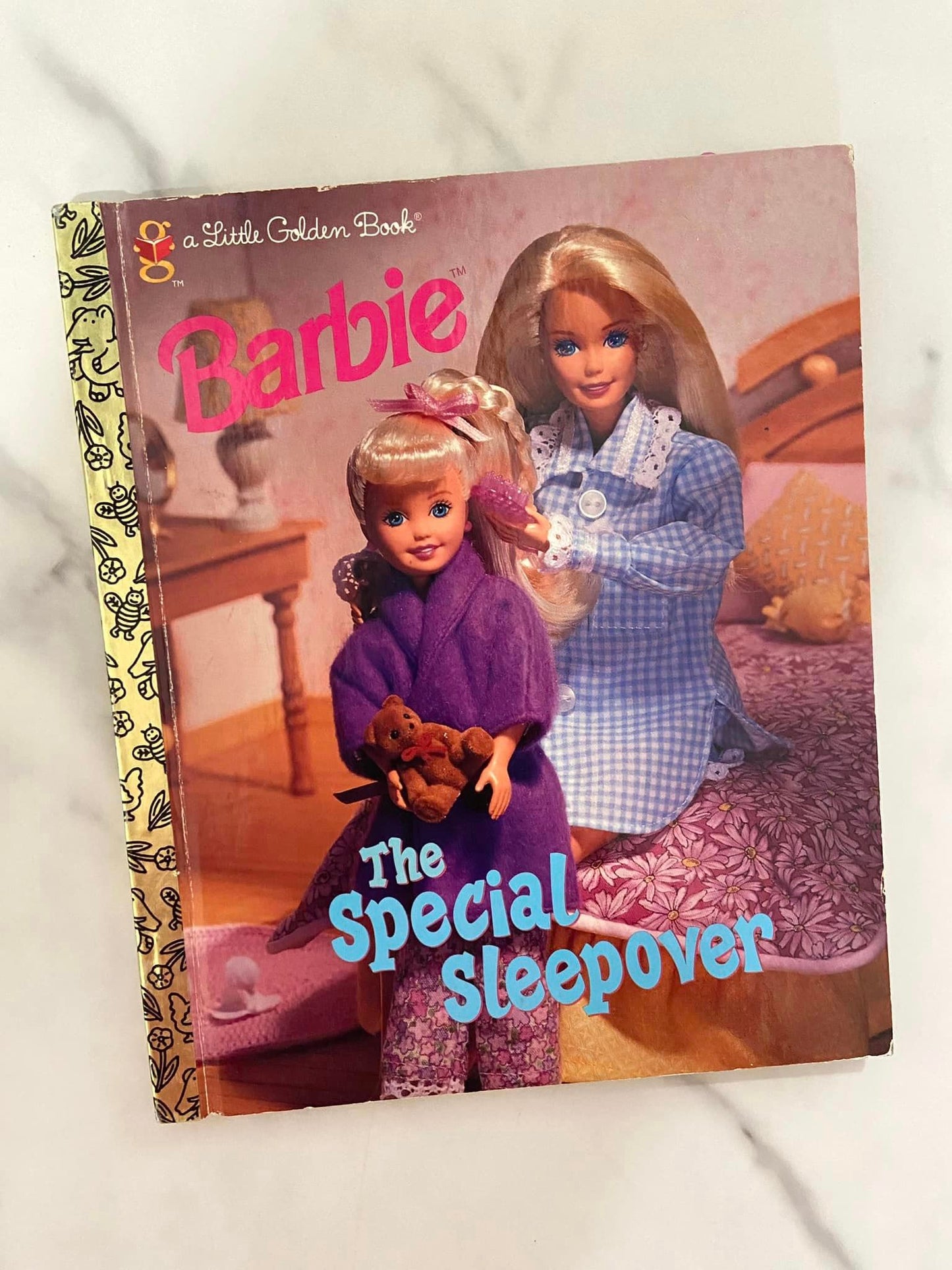 #113 LW Barbie The Special Sleepover Little Golden Book