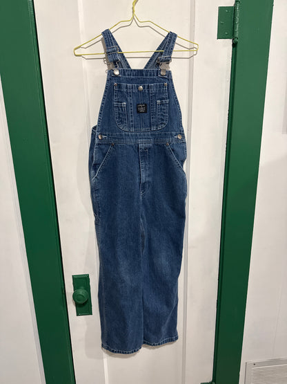 #040425 Key Denim Overalls Kids Size 10