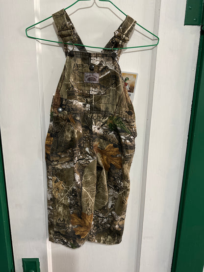 #020625 Round House Camo Overalls size 3t