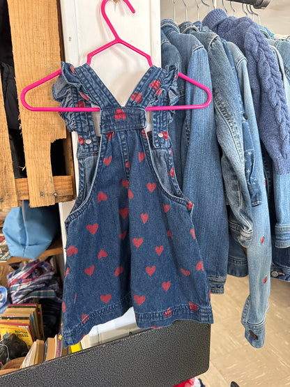 #032925 Heart Dress Size 18M