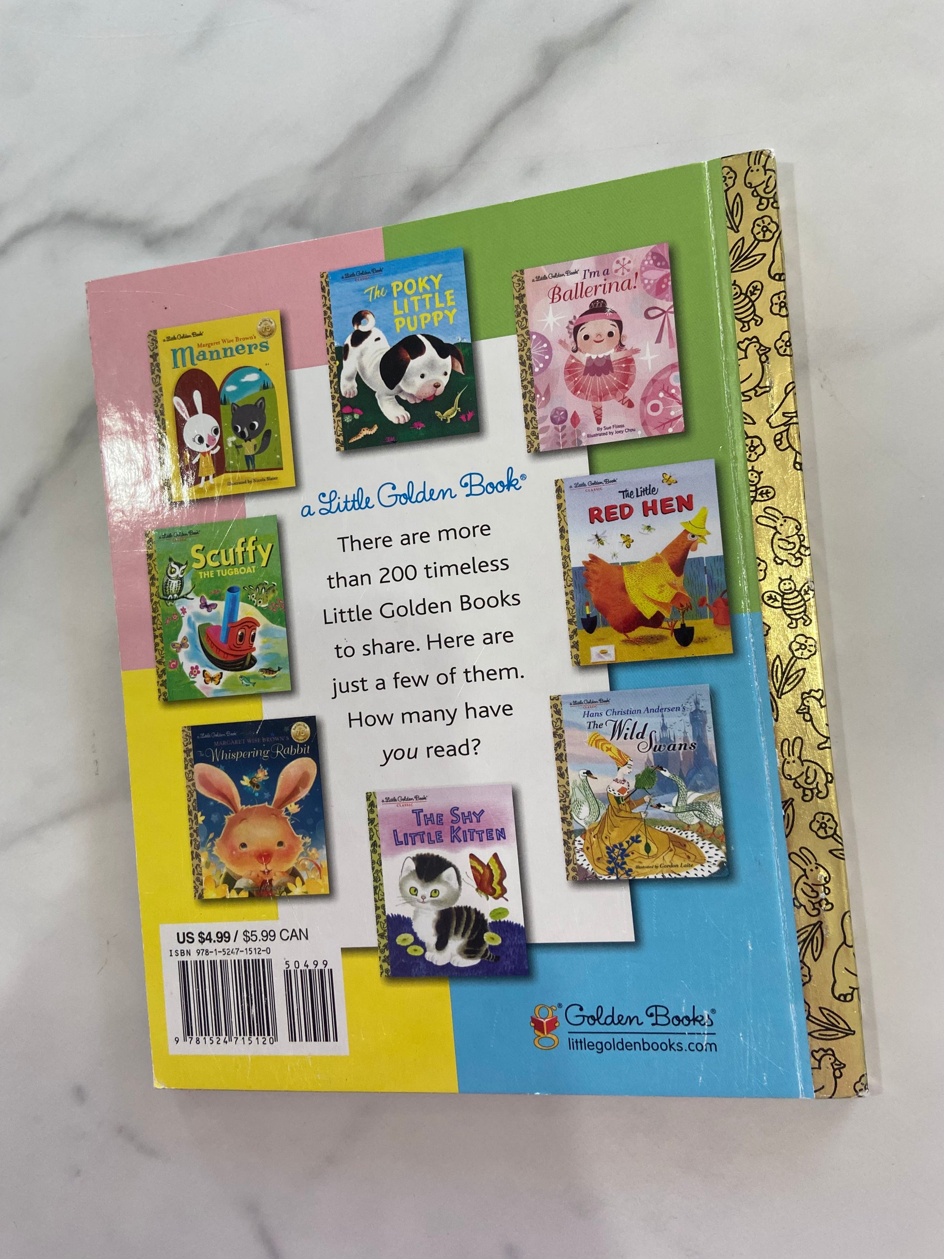 #1117 LW Unicorn Golden Book