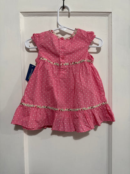 #040425 OshKosh Pink Dress Size 6M