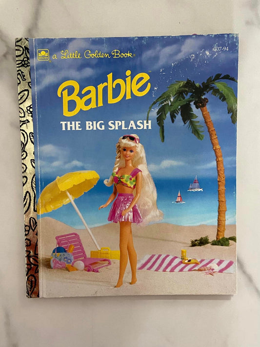 #113 LW Barbie The Big Splash Little Golden Book