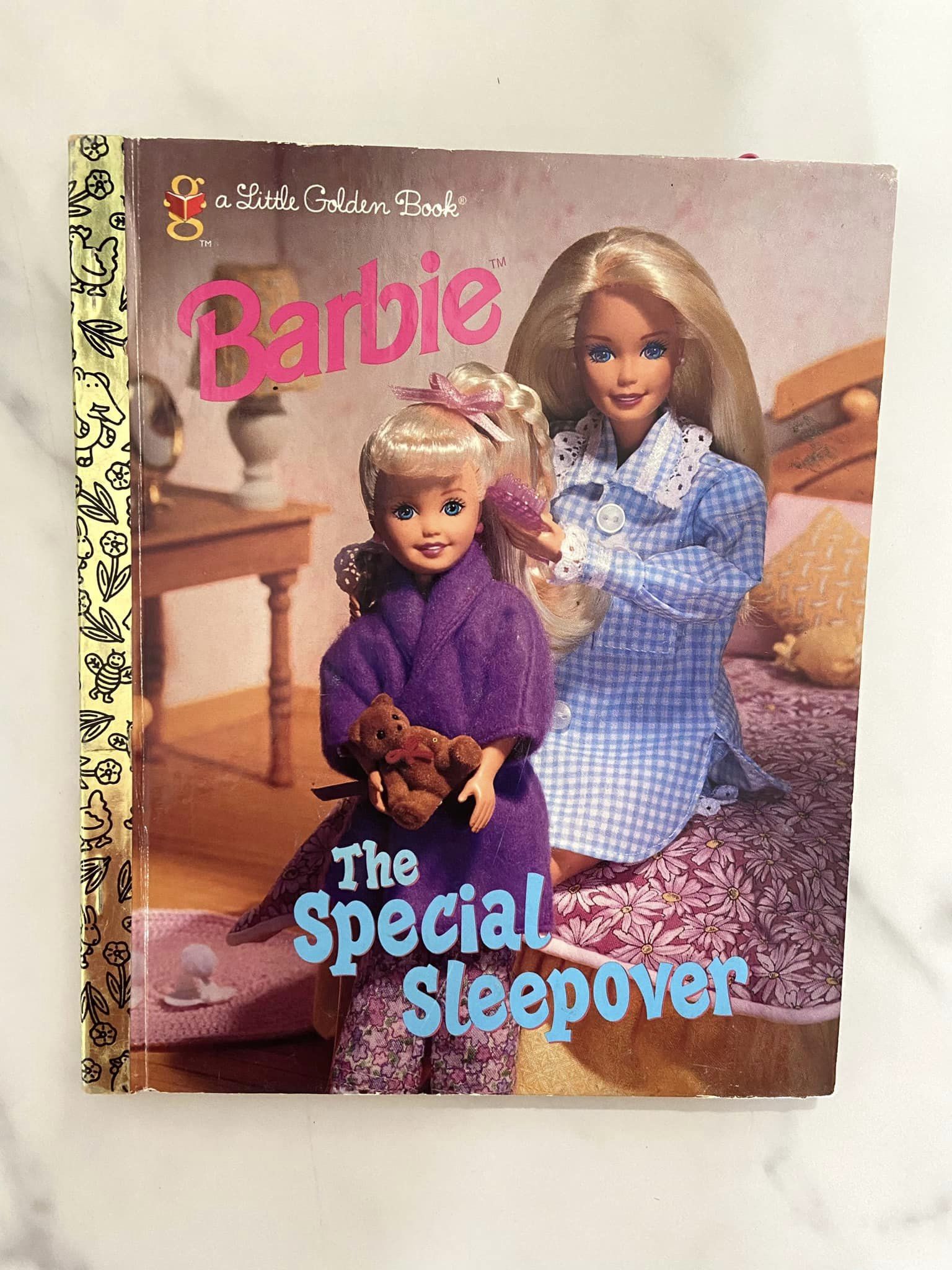 #113 LW Barbie The Special Sleepover Little Golden Book