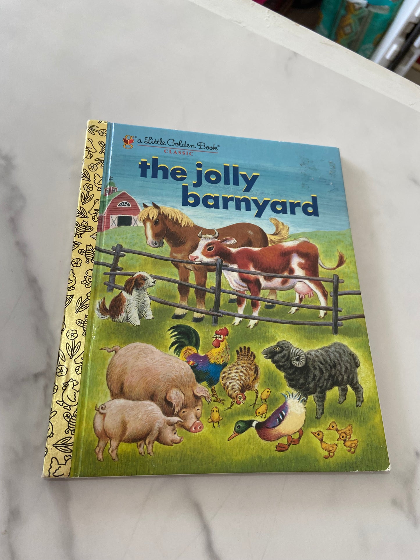 #113 LW The Jolly Barnyard Little Golden Book