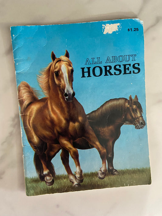 #1025 LW All About Horses Book